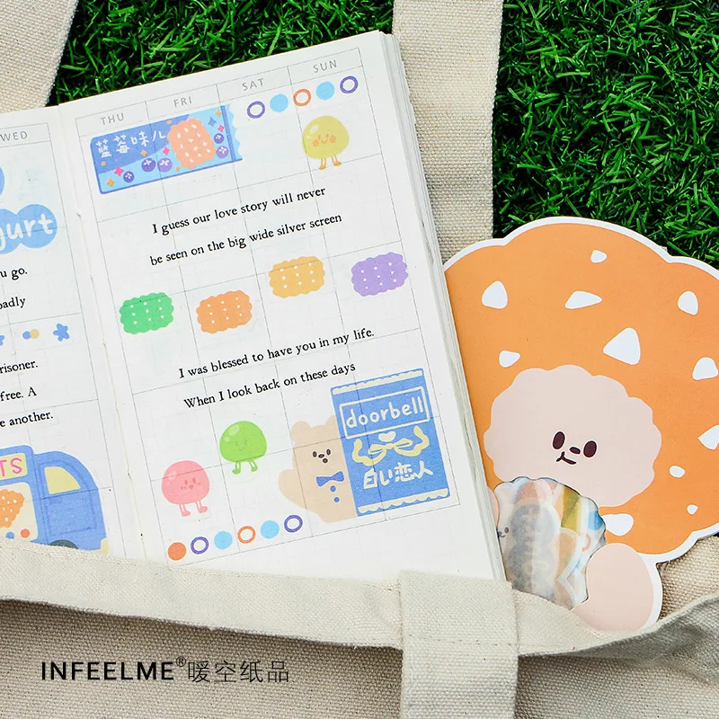 40 шт./лот Kawaii канцелярские наклейки s мультфильм Медведь ежедневник путешествия декоративная наклейка на мобильный телефон Скрапбукинг DIY стикер для рукоделия