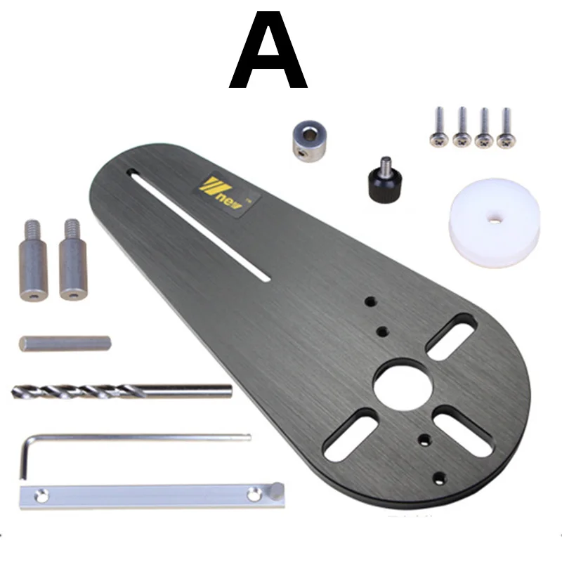 

1Set Circle Cutting Jig For Small Electric Hand Routers/Trimmers Wood Router Woodworking Milling Circle Groove Tools C1550 g
