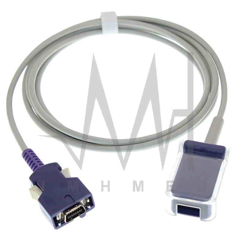 For Spo2 Sensor Adapter Cable of All with 14P Nellcor Oximax Monitor DOC-10 Extension DS100A | Красота и здоровье