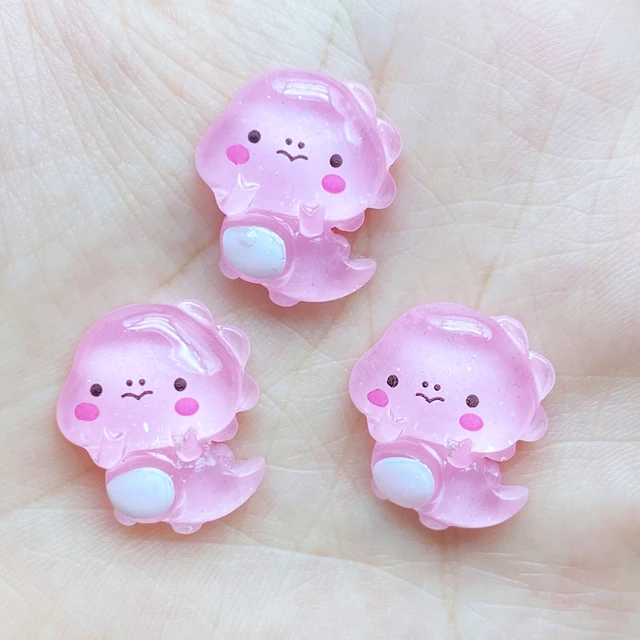 20 db Gyanta Kedves Vegyes Zselé Dinoszauruszos Lapos Cabochon Scrapbook Kawaii Diy Díszítések Kiegészítők C86 - Image 5