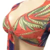 ANJAMANOR Tropical Floral Print Sheer Mesh Matching Skirt Set Sexy Beach Outfits Club Wear Two Piece Set Women 2021 D42-CG17 5