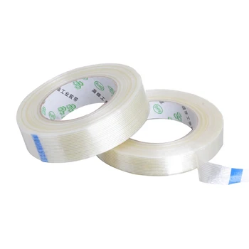 

50meter High Strength Transparent Grid Tape Glass Fiber Reinforced Plastic Waterproof and Wear-resistant Adhesive Tape 5-30mm