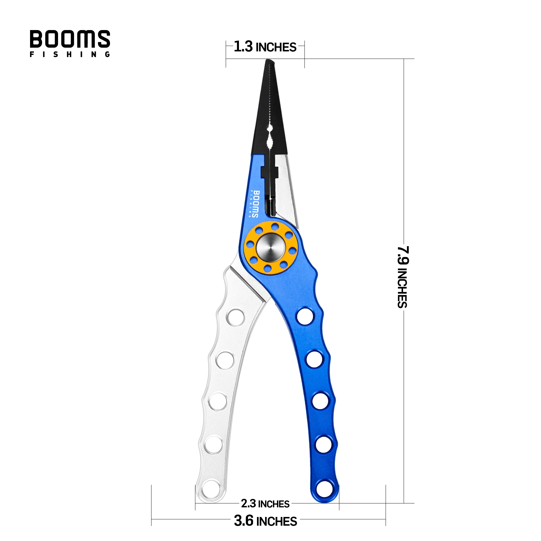 Booms Fishing P01 Fishing Pliers Sheath Suitable Vary Fishing Pliers Comes  with Coiled Lanyard