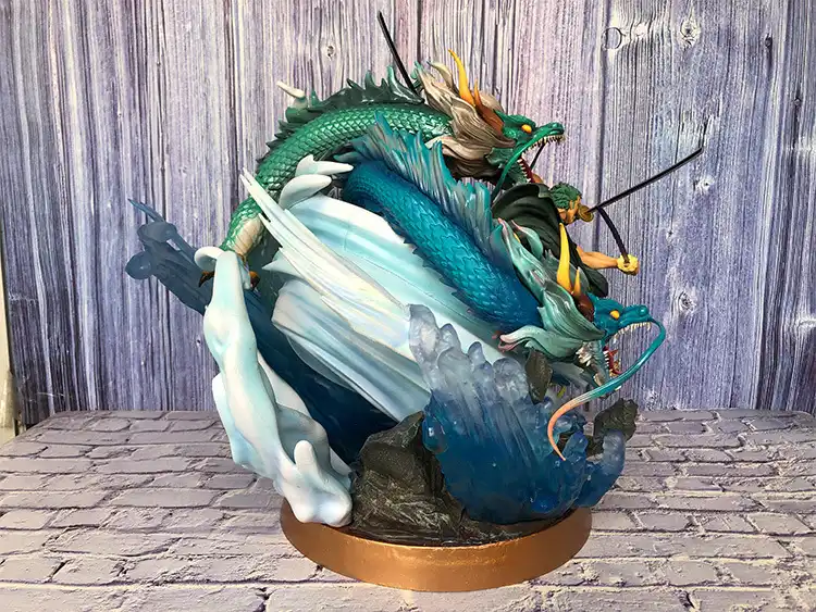 One Piece Roronoa Zoro 3 Dragons Tornado Ver Pvc Action Figure Collection Model Toys 50cm Action Figures Aliexpress