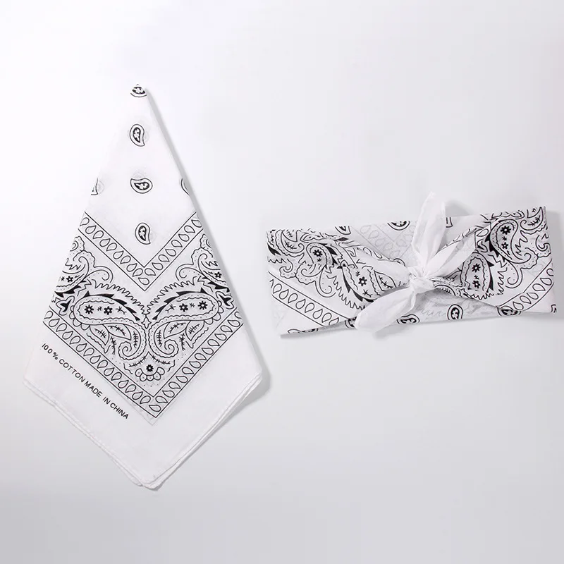 White 1 шт. банданы для мужчин и женщин, шарф для альпинизма, новинка, спортивные шарфы для улицы, карманные полотенца, бандана с изображением масок для лица - Цвет: White