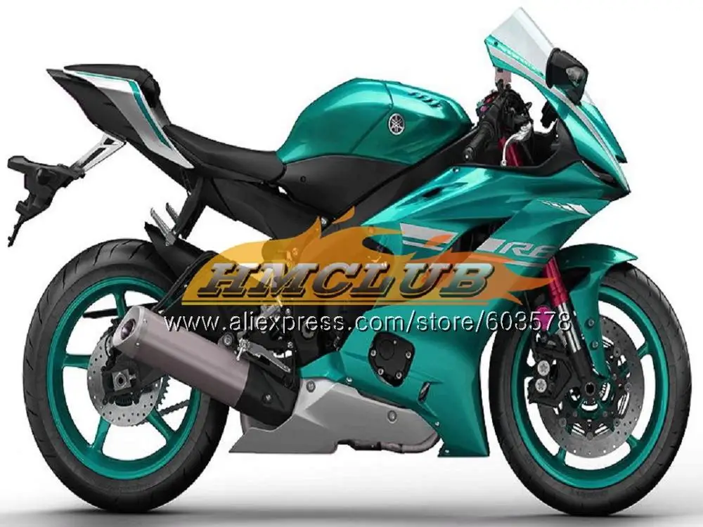 Инъекций для YAMAHA YZF600 YZF R6 глянцевый синий 123CL. 31 YZF 600 R 6 YZF-600 YZF-R6 YZFR6, 17, 18, 19, OEM обтекатели - Цвет: No. 17 Gloss