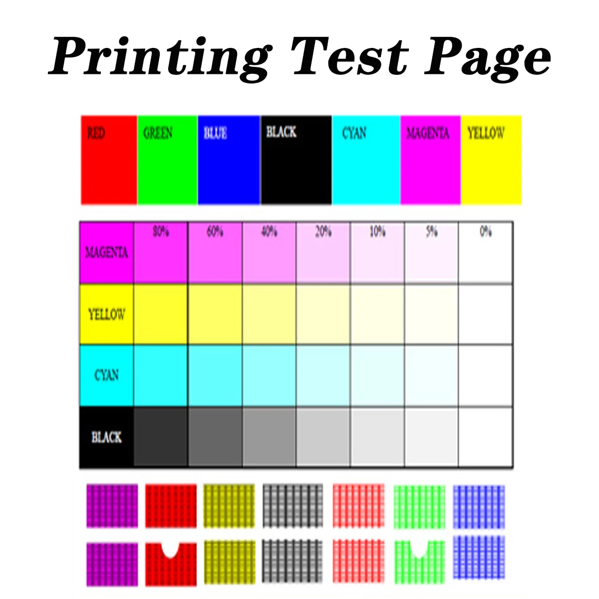 Printer Color Test Page