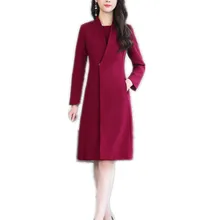 Осенне-зимняя одежда для фотосессии, стиль, корейский стиль, без рукавов, юбка+ Тренч средней длины, Женское пальто