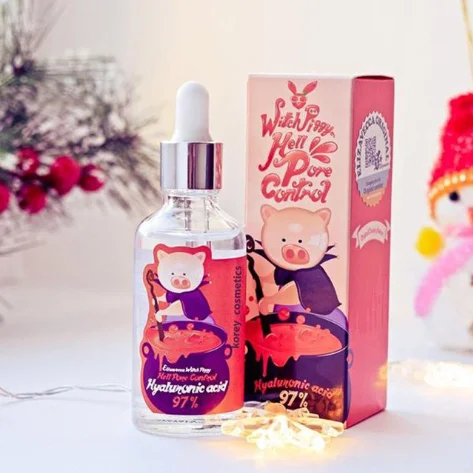 Elizavecca Witch Piggy Hell Pure control Гиалуроновая кислота 97% увлажняющий крем для лица Уход за