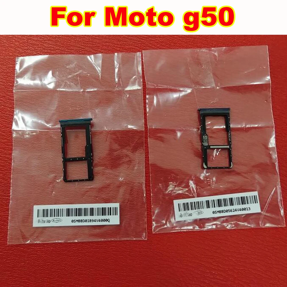100% Original New For Motorola Moto g50 5G XT2137-1 XT2137-2 Sim Card Slot Tray Adapter Holder Phone Flex Cable Parts | Мобильные