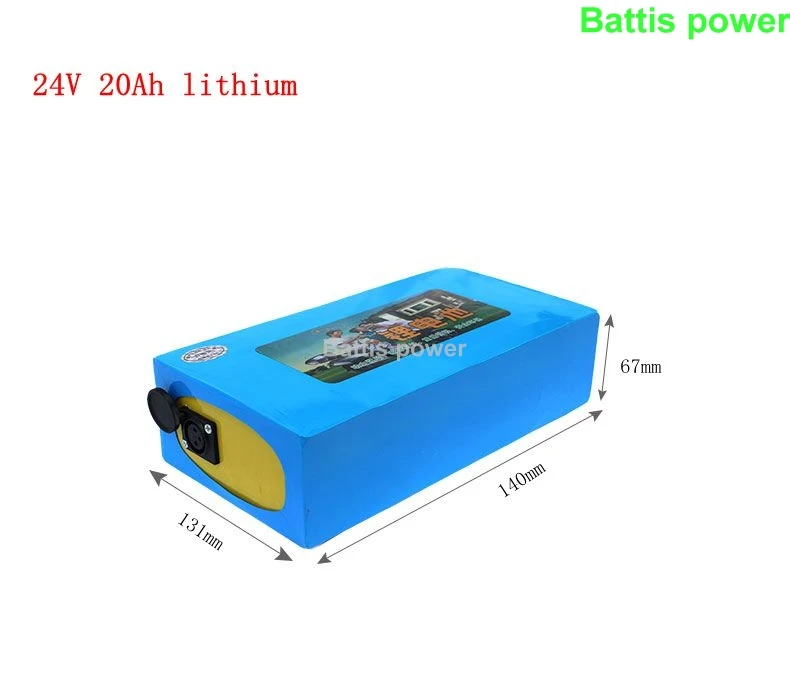 Portable Power Source 24v 20ah Lithium Rechargeable Battery Pack With