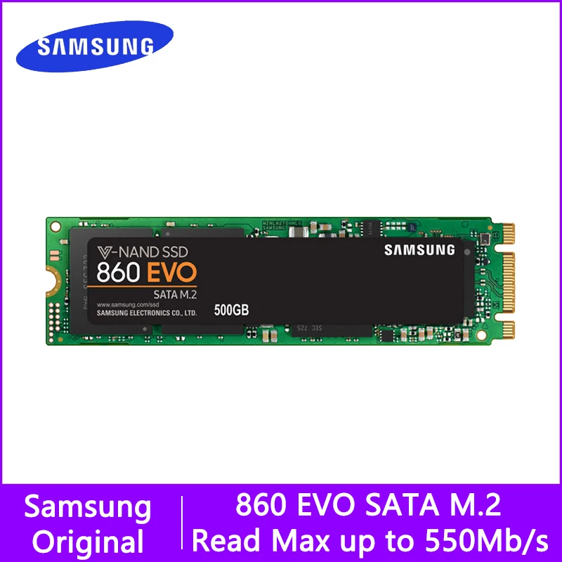 Внутренний твердотельный накопитель Samsung 860 EVO M.2 250 ГБ 500 Гб ТБ 2 жесткий диск