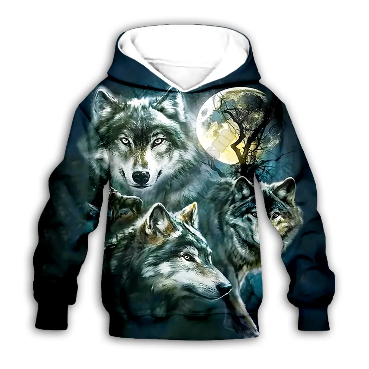 

Wolf 3d printed Hoodies family suit tshirt zipper Pullover Kids Suit Funny Sweatshirt Tracksuit/Pant Shorts Style-8