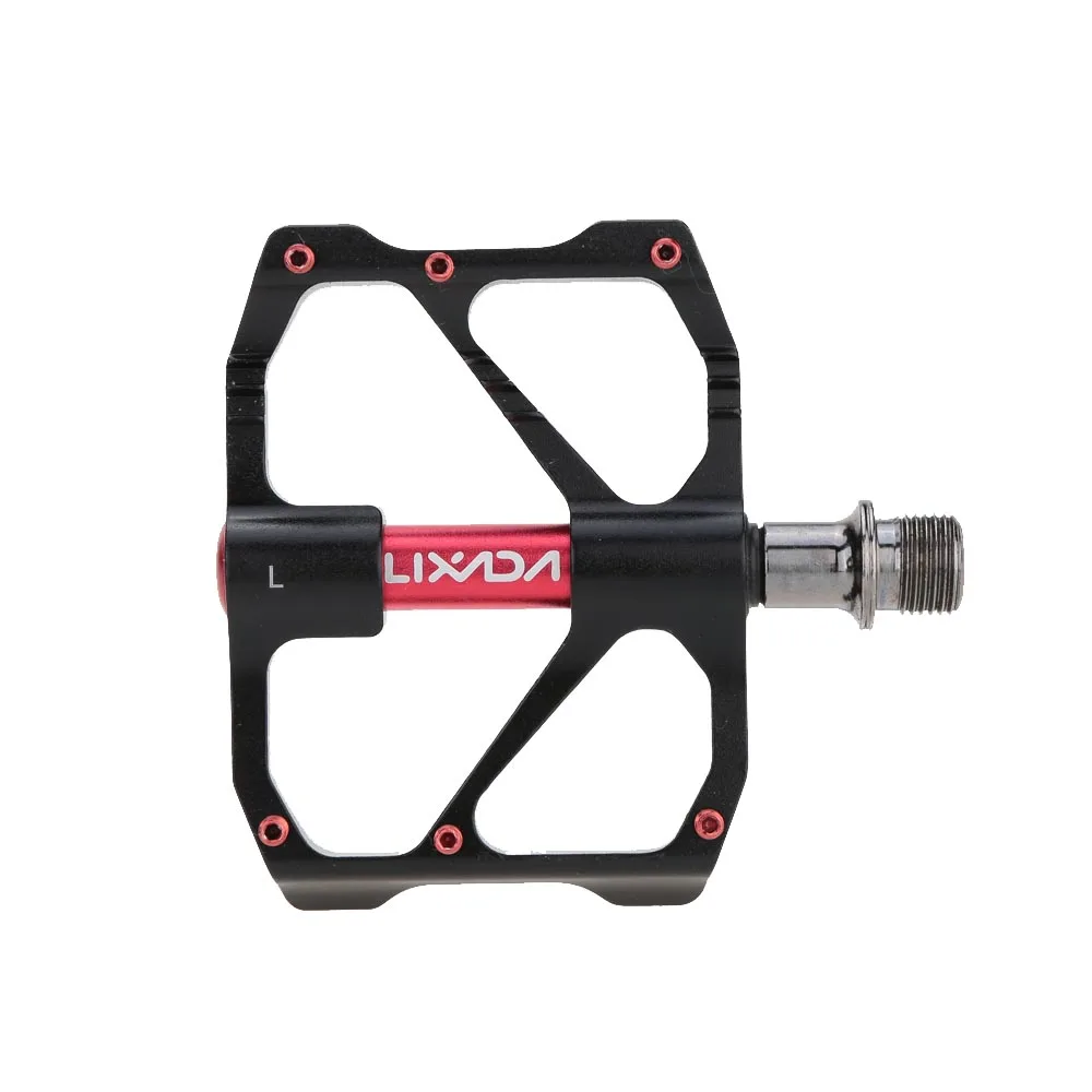 2Pcs Lixada 4 Bearings Bicycle Pedal Anti-slip Ultralight CNC MTB Mountain Bike Pedal Sealed Bearing Pedals Bicycle Accessories
