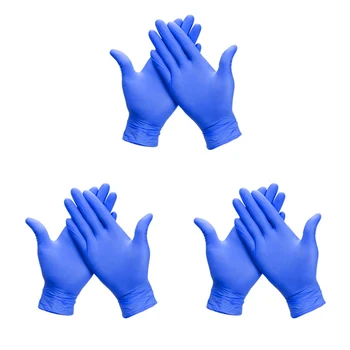 

New 100Pcs Disposable Gloves Nitrile Rubber Gloves Latex For Home Food Laboratory Cleaning Rubber Gloves