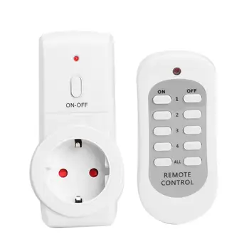 

UK Plug Environmental Protection and Durability 230V 10A Wireless Remote Control Light Switch Remote Socket Power Outlet