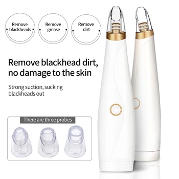 

Blackhead Remover Face Deep Nose Cleaner T Zone Pore Acne Pimple Removal Vacuum Suction Facial Diamond Beauty Clean Skin Tool