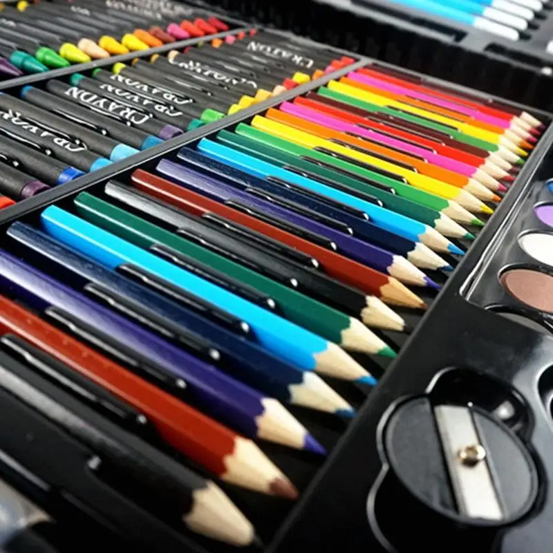 150 шт детские цветные кисти, канцелярские принадлежности, набор для рисования, подарочные цветные конфетные пастели для рисования, цветные для детей, художественные ручки S1D0