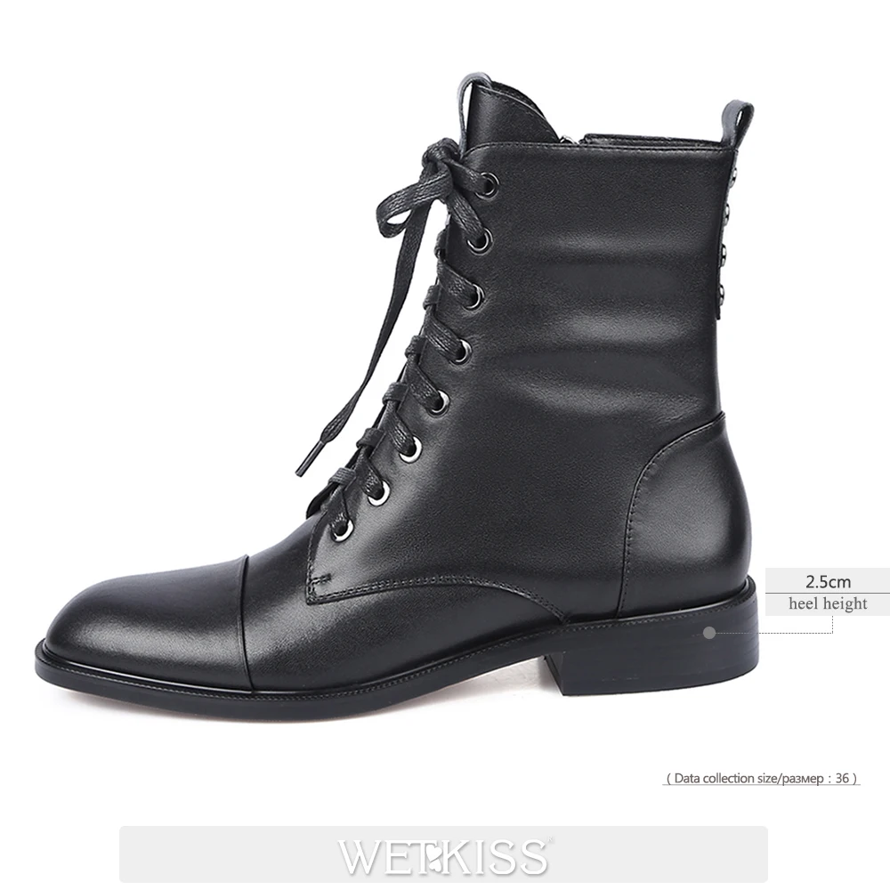 flat tie up boots