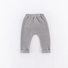 Штанишки для малышей; Новинка весны; Стильные повседневные детские штаны с рисунком радуги и надписью; штаны с большим шаговым швом; детские длинные штаны с эластичной резинкой на талии; 18