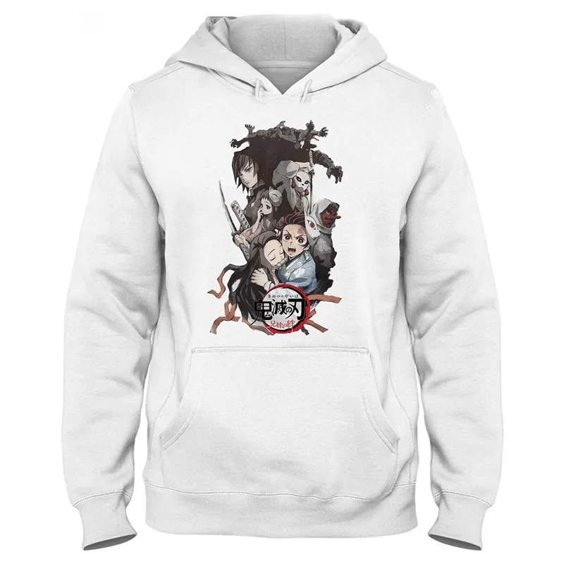 as the picture Demon Slayer Kimetsu no Yaiba толстовки с принтом удобный Топ пуловеры толстовки с капюшоном - Цвет: as the picture