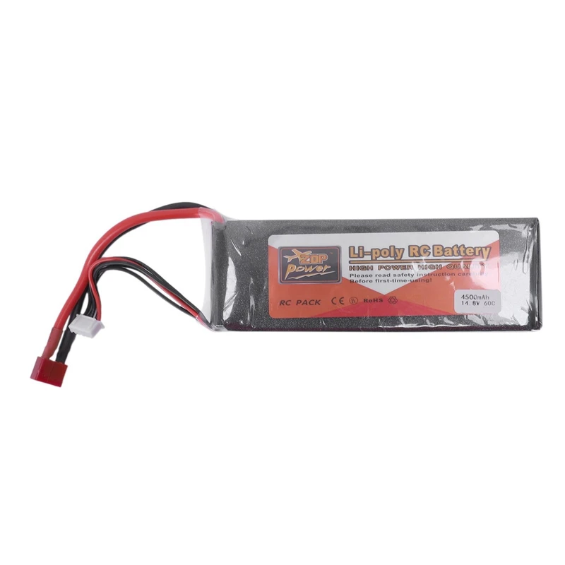 En ZOP güç 2S 7.4V 4500mah şarj edilebilir lipo pil T fiş|Replacement  Batteries| - AliExpress