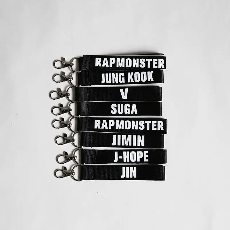 Брелок для ключей KPOP Jungkook Jimin V Suga J-hope Jin Rm брелок черный подвесной трос оптовая