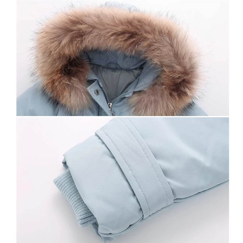2019 New Winter Kids Warm clothes Sets Baby Boy Duck Down Jacket Snowsuits Girl's Down Outerwear Co