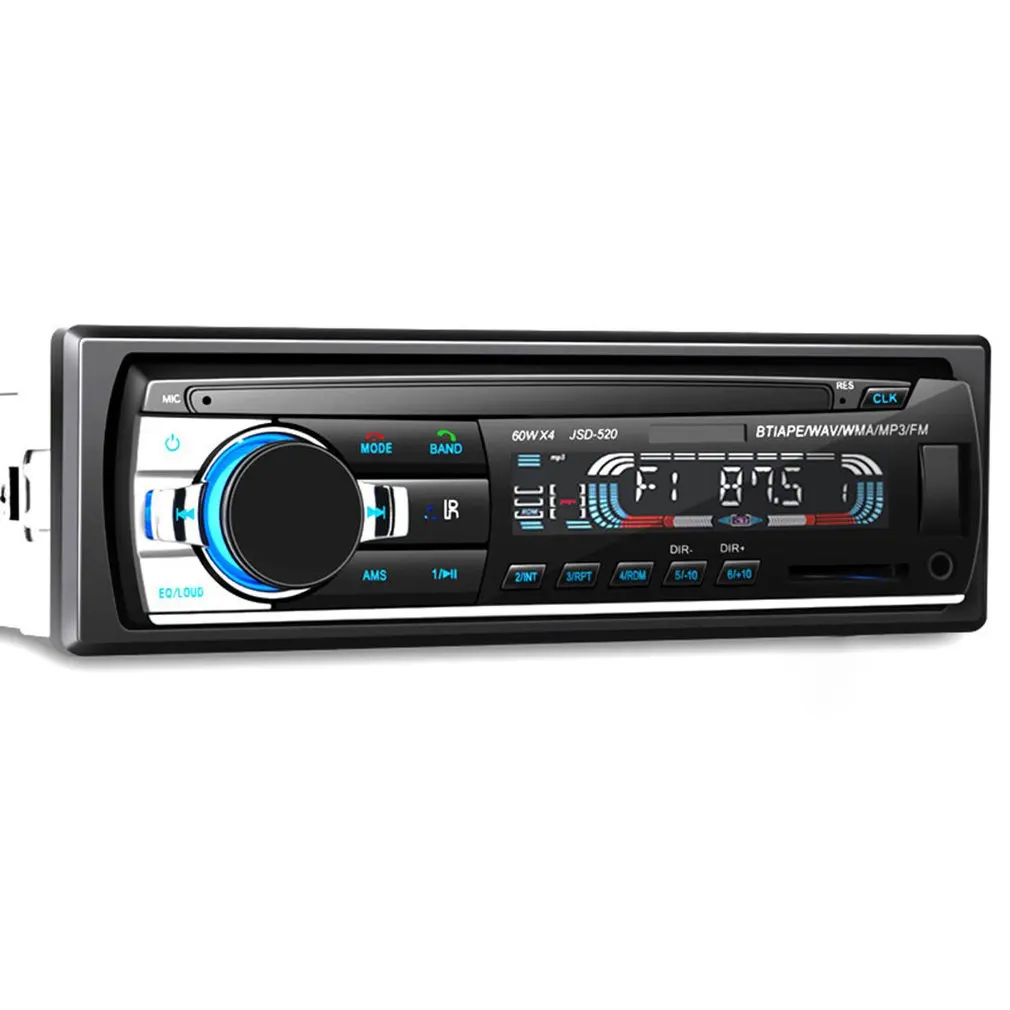 

Car Radio Hands-Free MP3/WMA/WAV/FLAC FM USB Car MP3 LCD Screen Digital Audio Broadcast Car Bluetooth Card Machine Car Player