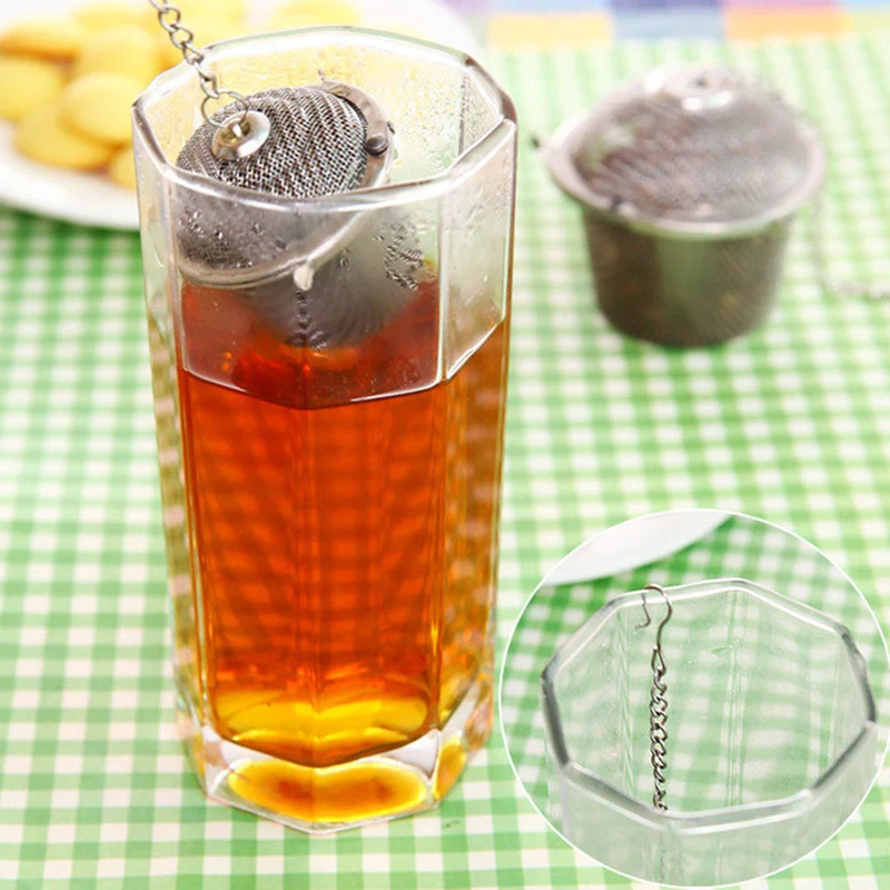 Отличная нержавеющая сталь Емкость для приправ мешок чай фильтр корзина шарик для заварки Rustless