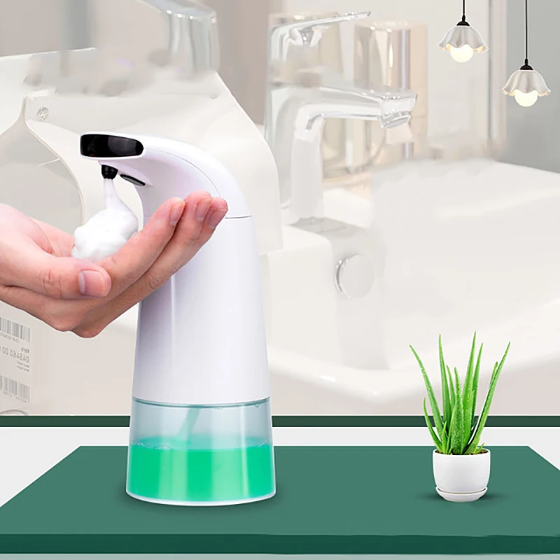 

250ml Infrared Sensing Automatic Soap Dispenser For Bathroom Portable Replaceable Machine Touchless Soap Auto Dispense Tools