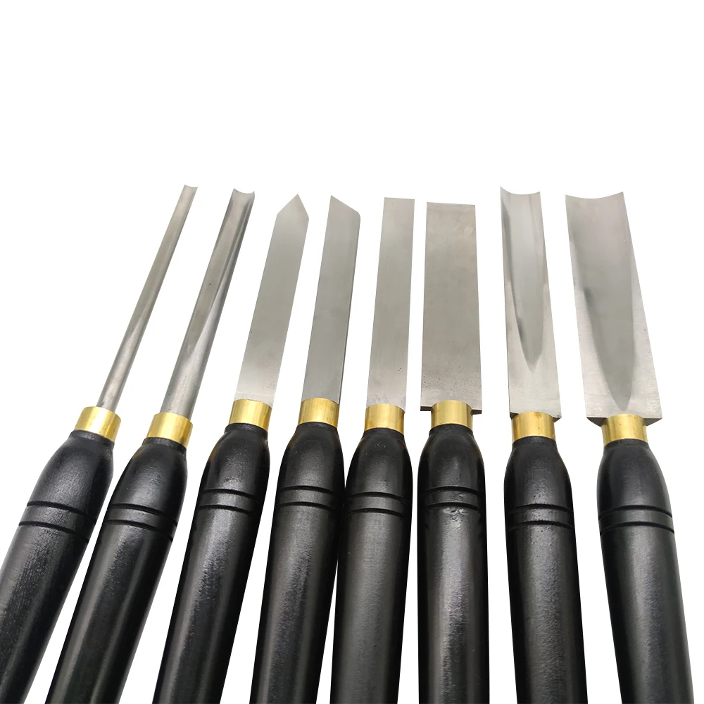 1PCRoughingSpindleGougeWoodturningTools535mmWoodworkingTurningChiselsHSSBladeBeech