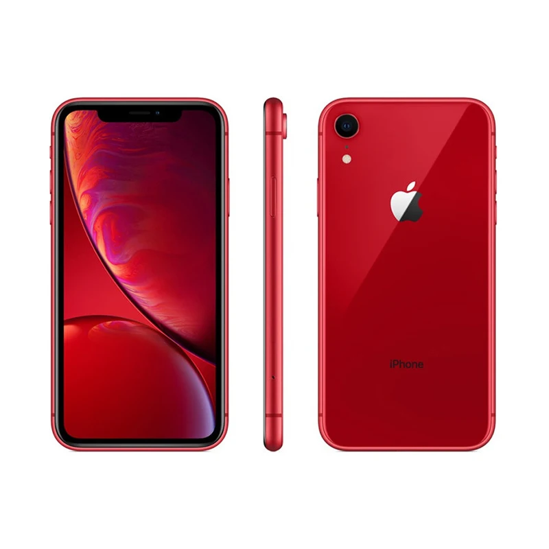 cheap apple cell phones Original Apple iPhone XR Used 4G Mobile Phone 6.1" LCD Display APPLE iPhone XR 64GB/128GB/256GB ROM 4G LTE Apple IOS Smartphone cell phones with 3 cameras iPhones