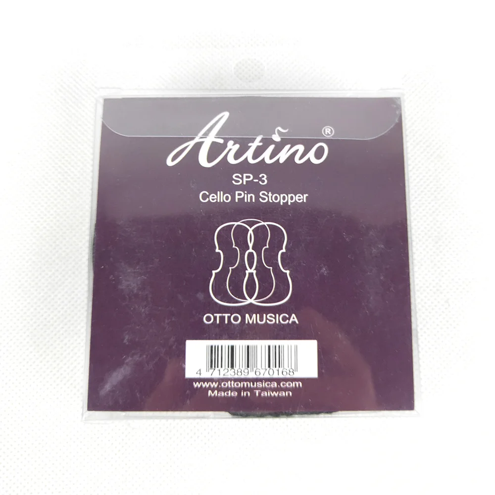 ARTINO End Pin Stopper for Cello, Aluminum Alloy, Endpin Holder for Cello Size 1/8, 1/4, 1/2, 3/4, 4/4, Made in Taiwan