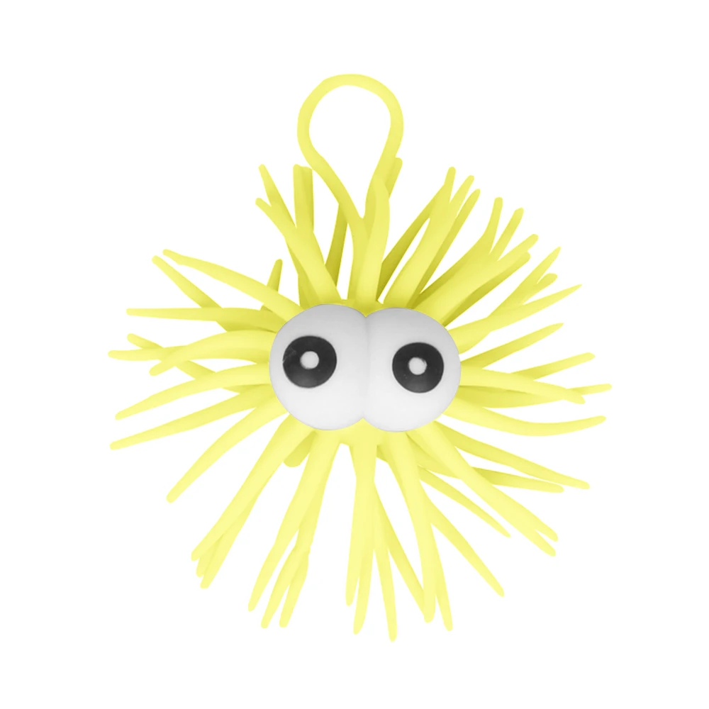 TPR сенсорная снимающая сжимаемая антистрессовая игрушка растягивающаяся струна сенсорная игрушка Непоседа игрушка взрослые декомпрессионная Детская Игрушка антистресс - Цвет: Yellow