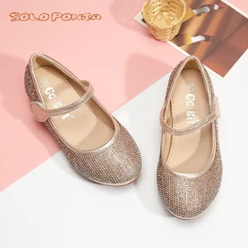 

Fashion Baby Girls Shoes Ballet Flat Shoes for Wedding Party Princess Dress Shoes for Girls A666-150