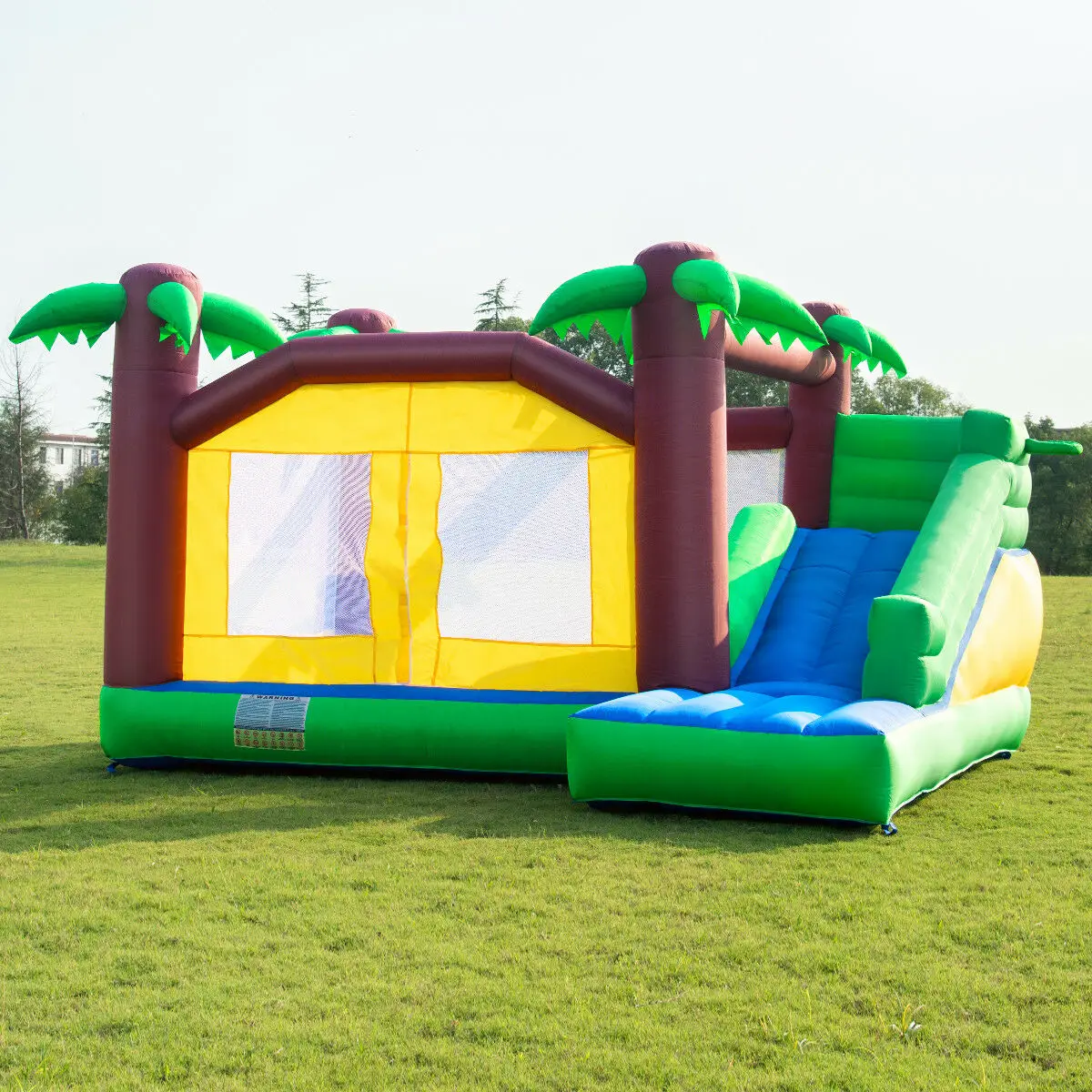 

Inflatable Moonwalk Jungle Bounce House Jumper Bouncy Kids Jump Bouncer Castle