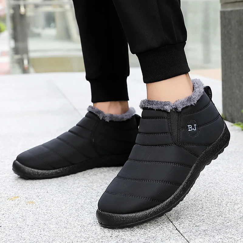 Zapatos casuales para hombre, a la moda Zapatillas de deporte, zapatos ligeros para caminar, botas cómodas para hombre, zapatos para pareja y marido de invierno - Imagen 4