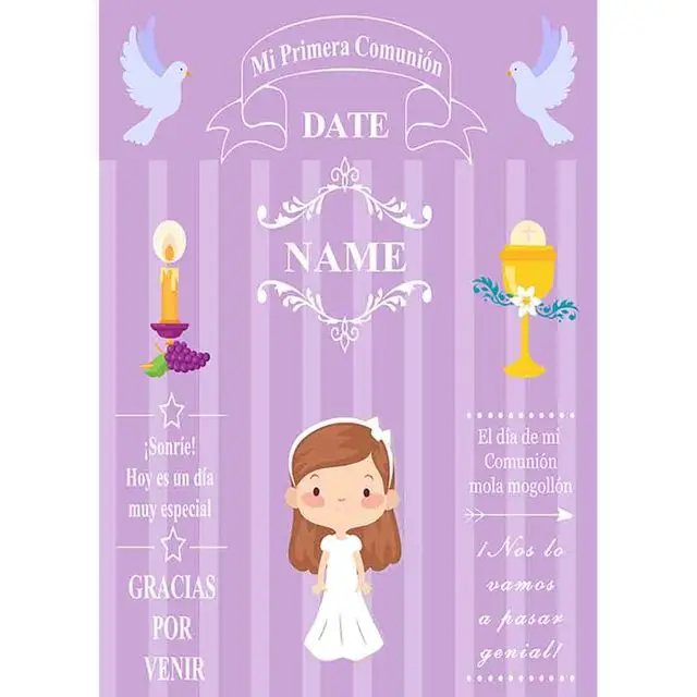 Mi Primera Comunion, Wood Signs, Backdrops, Mi Primera Comunion sign