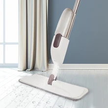 Spray Flat Mops With 3Pcs Microfiber Pads Dry Wet Usage Magic Home Kitchen Bathroom Floor Mop Lazy Mops Household Cleaning Tools