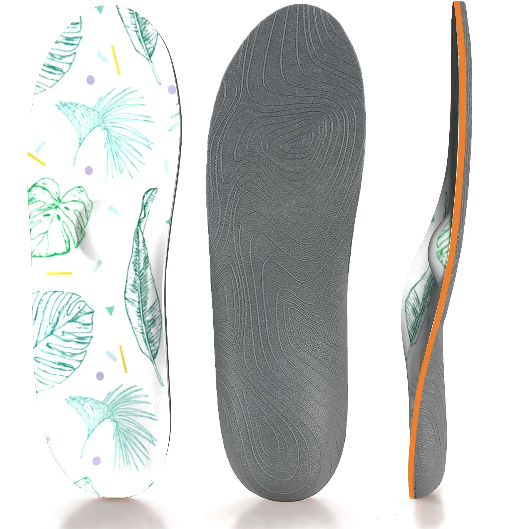 Arch Anti-wear Foot Insole Promote Blood Circulation Running EVA Sports Gentleman Shoes | Обувь