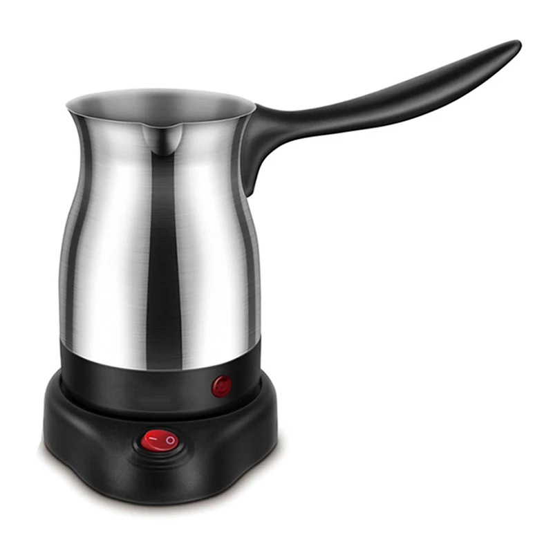 Нержавеющая сталь Кофе деталь для кофемашины электрическая Кофеварка, кофе чайник штепсельная вилка европейского стандарта