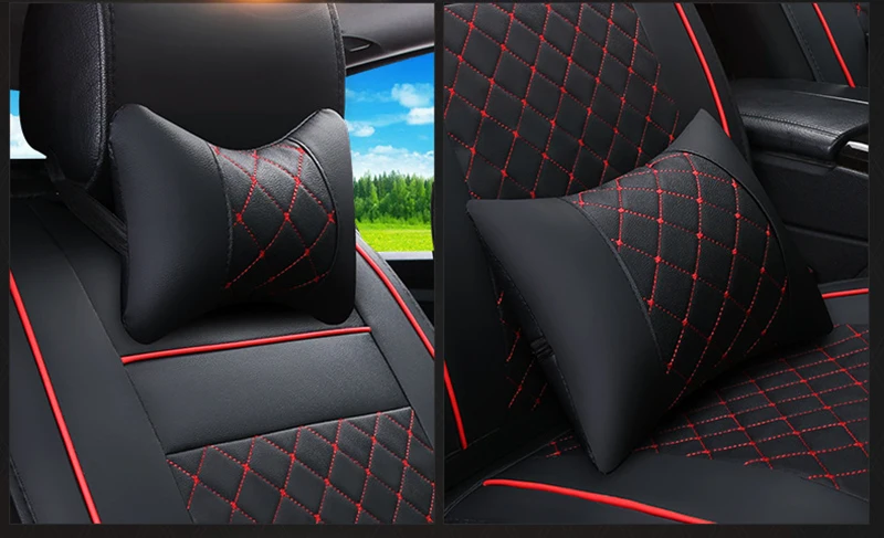 Универсальные автомобильные чехлы из искусственной кожи для Toyota Corolla Camry Rav4 Auris Prius Yalis Avensis SUV автомобильные аксессуары