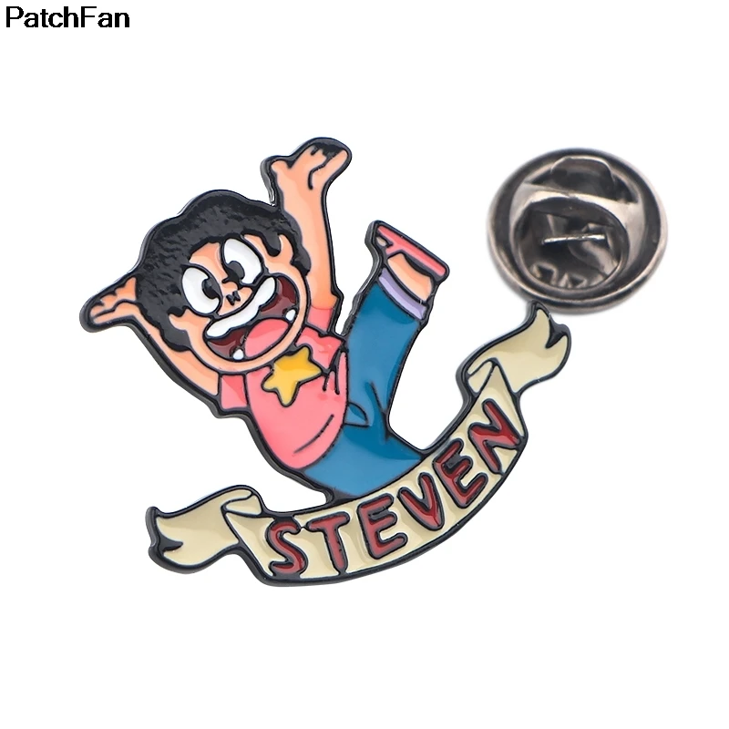 20 шт./лот Patchfan Steven Universe мультяшная эмалированная брошь булавки цинковый Металл insignia para рюкзак «сделай сам» одежда для сумки, бейджи A2616