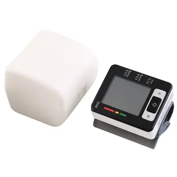 

Automatic LCD Digital Wrist Blood Pressure Monitor Heart Pulse Measure Top Quality