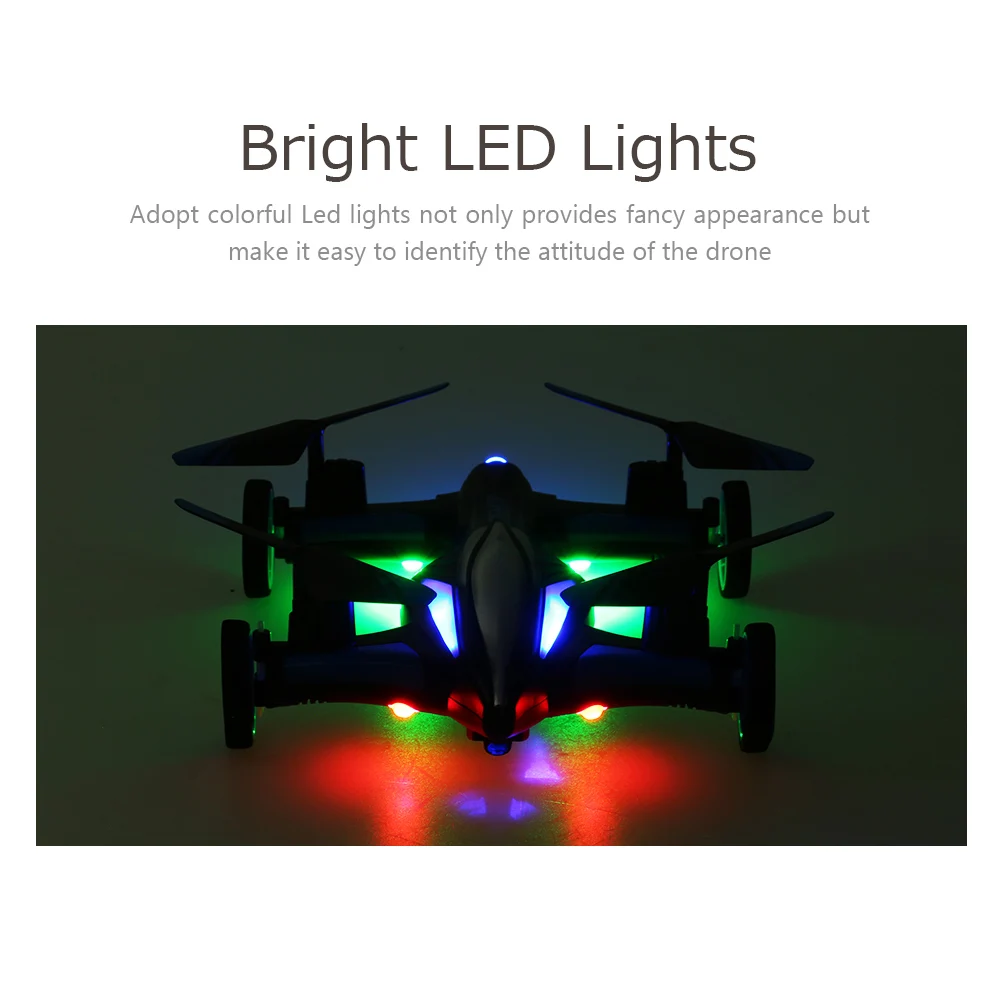 Original H23 2.4G 4CH 6-Axis Gyro Air-Ground Flying Car RC Drone RTF Quadcopter with 3D Flip One-key Return and Headless Mode