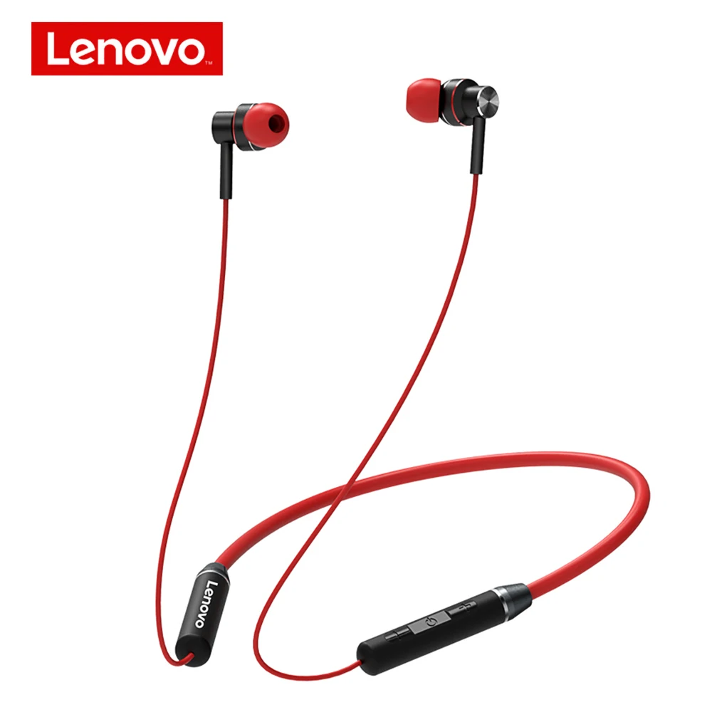 Оригинал Lenovo HE06 Bluetooth 5 беспроводная гарнитура шея висит бег спорт в ухо 120 ч