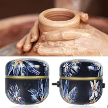 Mini Pottery Wheel Machine Mini Pottery Machine Electric Pottery Wheel DIY Clay Tool With Tray For Adults Kids Ceramics Art New