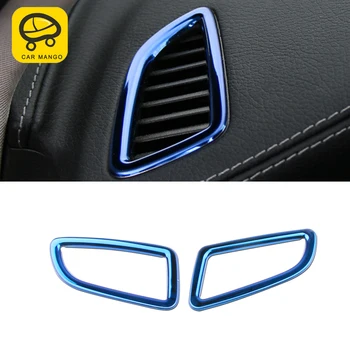 

CarManGo for Mercedes Benz C Class W205 GLC 2016-2019 Auto Car Front Air Outlet Vent Cover Frame Trim Cover Sticker Accessories