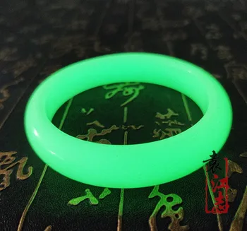 

Luminous Stone Bangle Fluorescent Bracelet Luminous Emerald Mommy Girlfriend Birthday Glow Jade Bracelet
